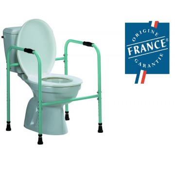 Cadre de toilette, poignées PVC