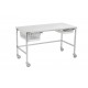 Tables de conditionnement inox