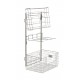 Supports muraux inox - exemple de composition