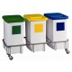 Collecteur tri sélectif / Bacs de 50 litres - 3 éléments