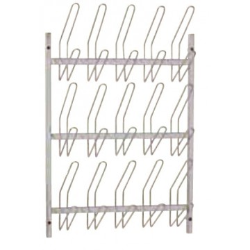 Porte-sabots inox muraux